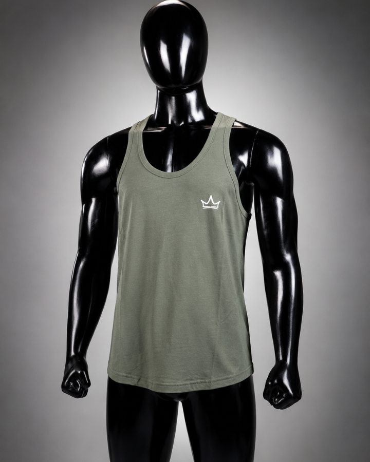 Performance Tank Top – Olive Green