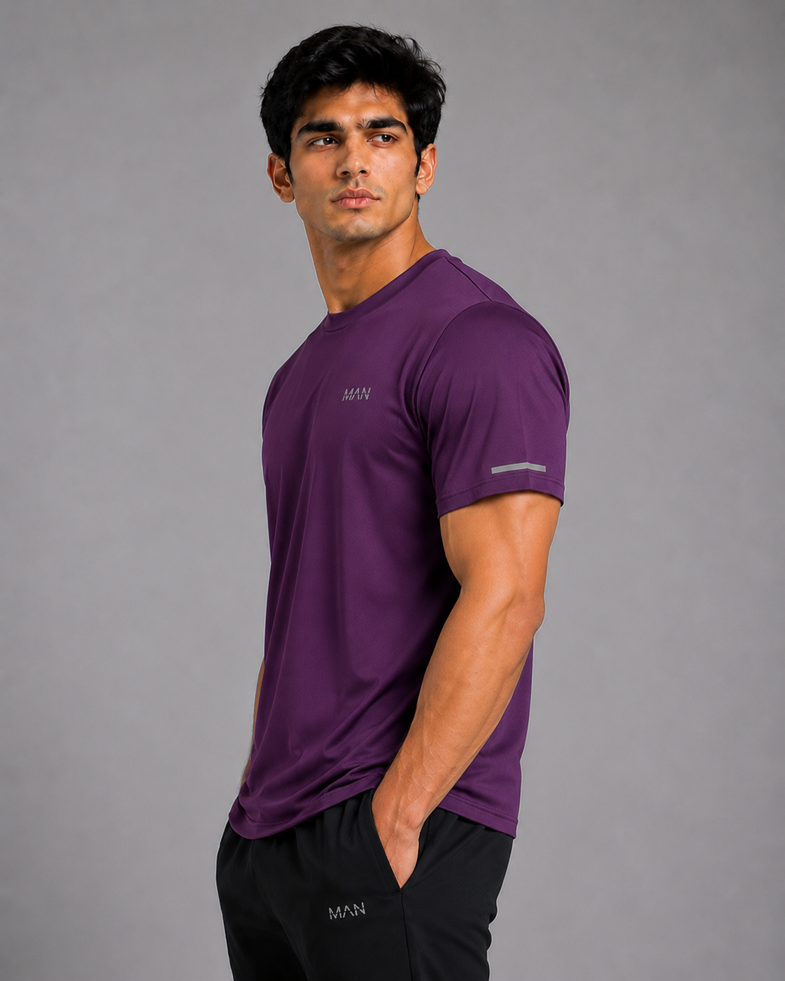AeroLite Performance Tee – Eggplant