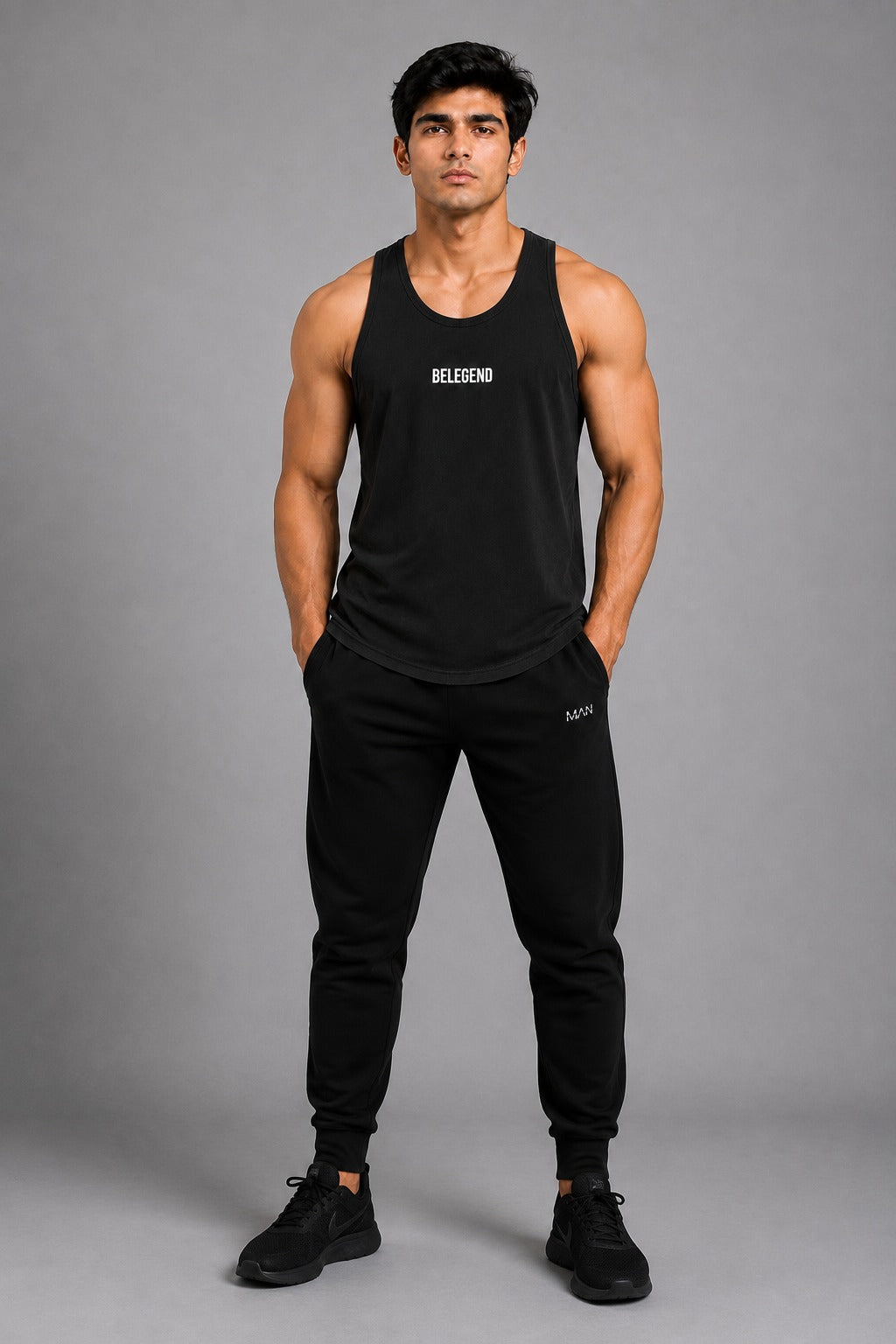 Titan Muscle Tank – Black