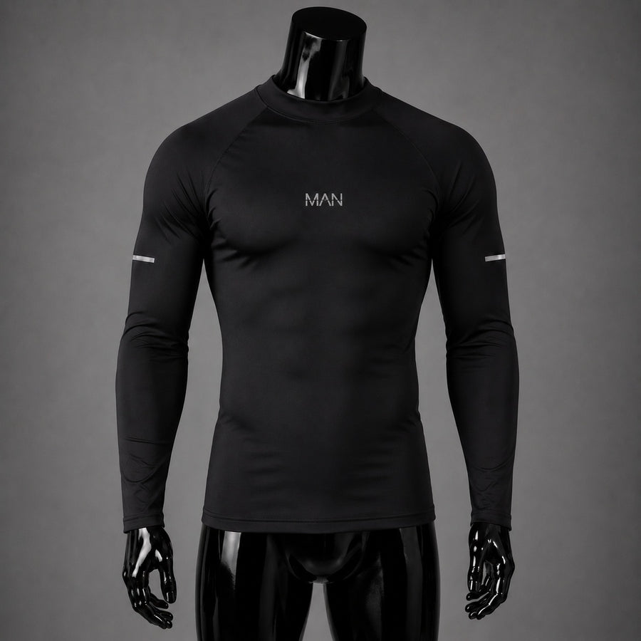 Phantom Compression Top – Black