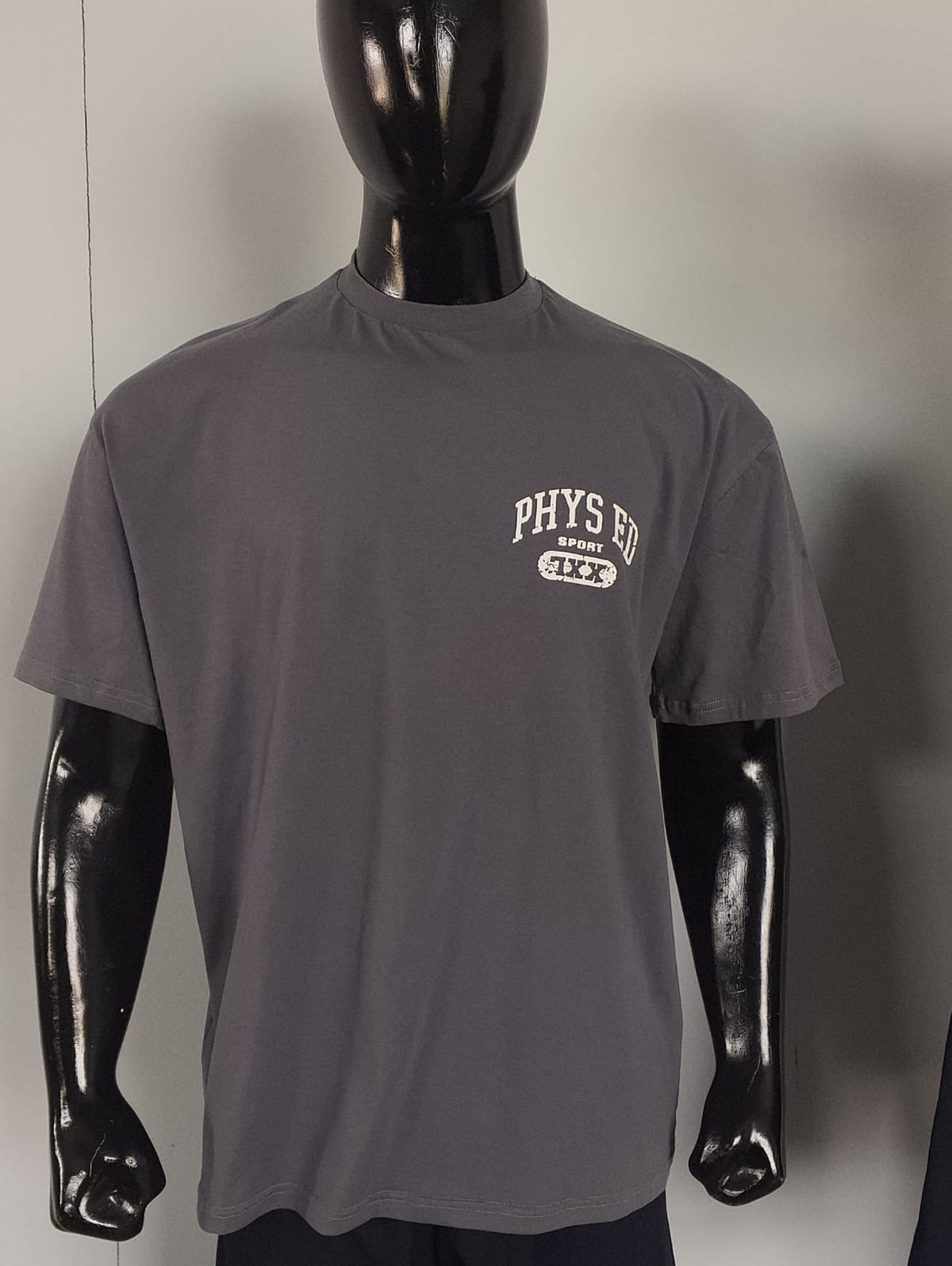 Oversized Essential Tee – Heather Grey