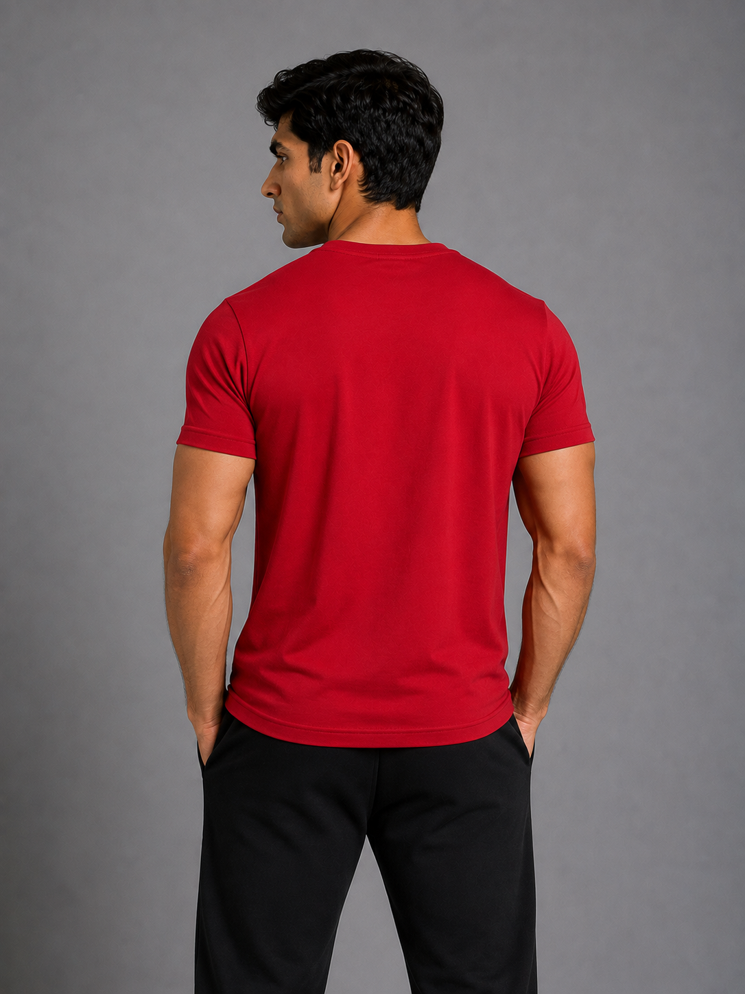 Blaze Cotton Tee – Red
