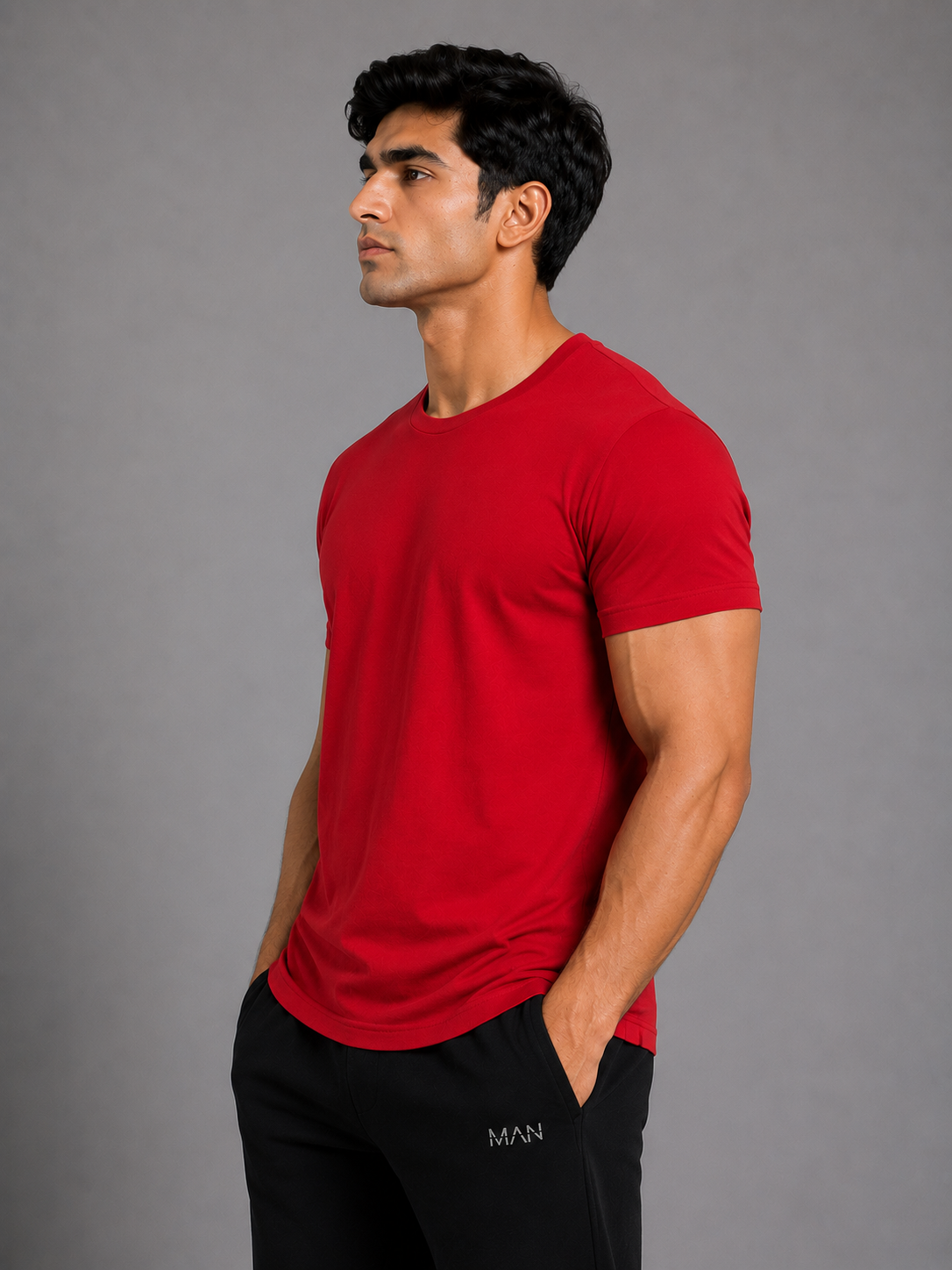 Blaze Cotton Tee – Red