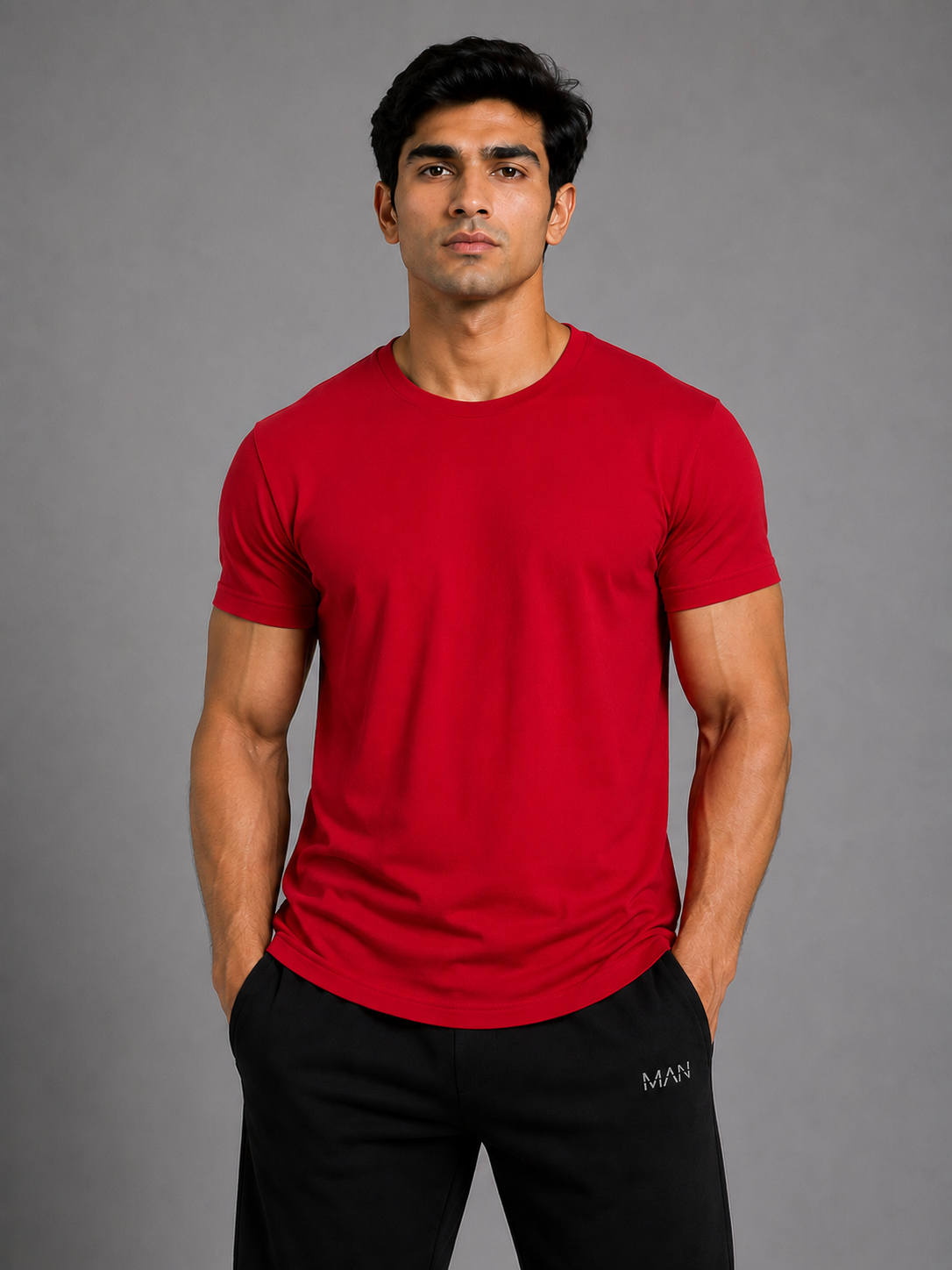 Blaze Cotton Tee – Red