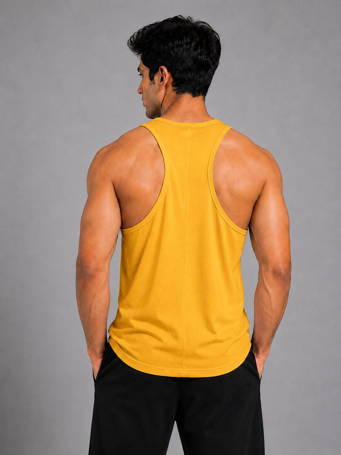 Performance Tank Top – Mustard Yellow