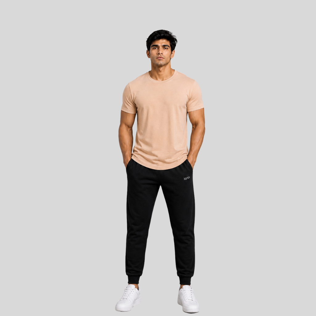 Dune Cotton Tee – Sand