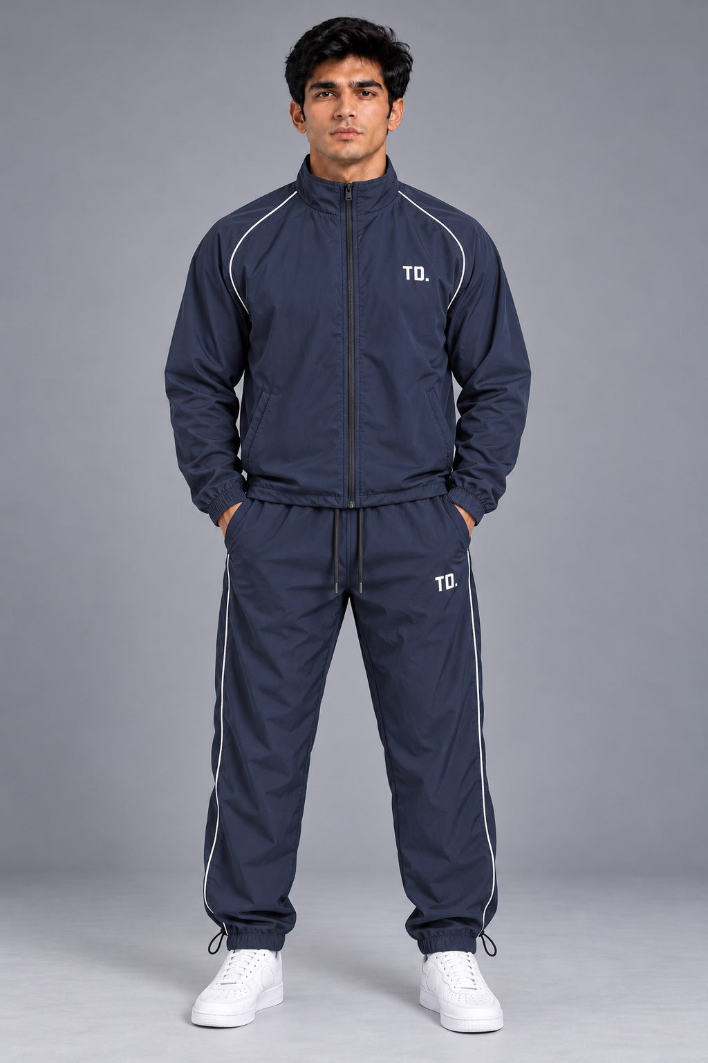 Men's Track Jacket & Jogger Set – Blue