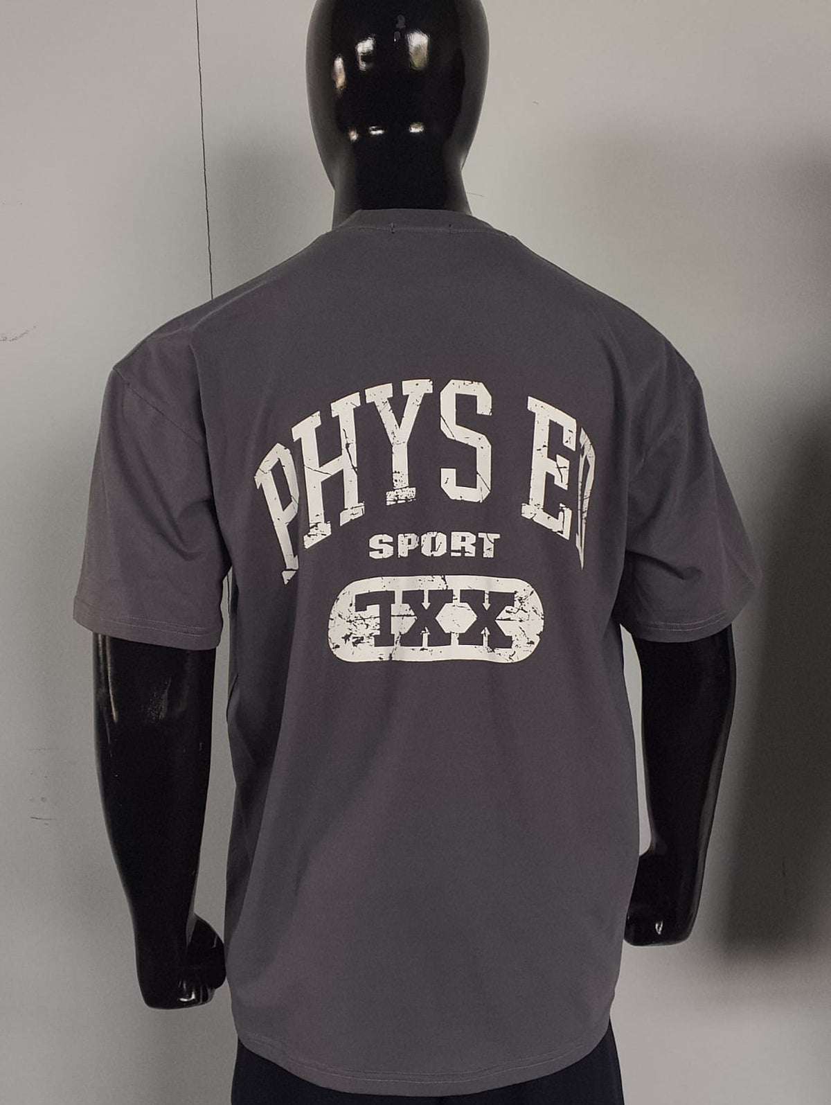 Oversized Essential Tee – Heather Grey