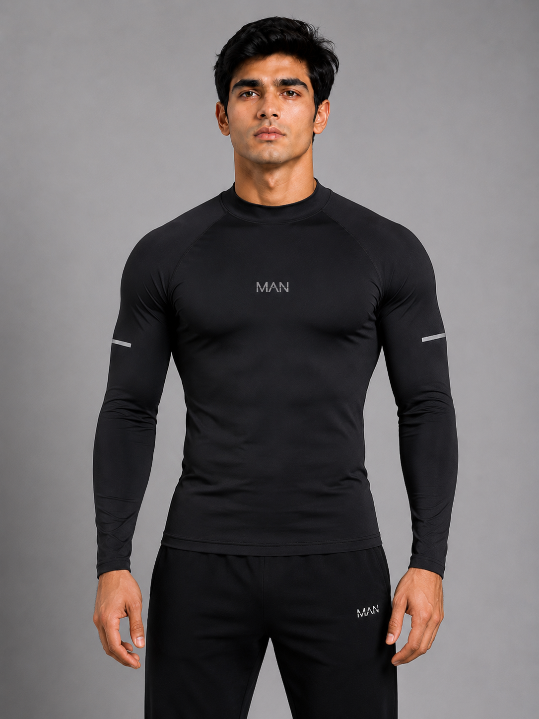 Phantom Compression Top – Black