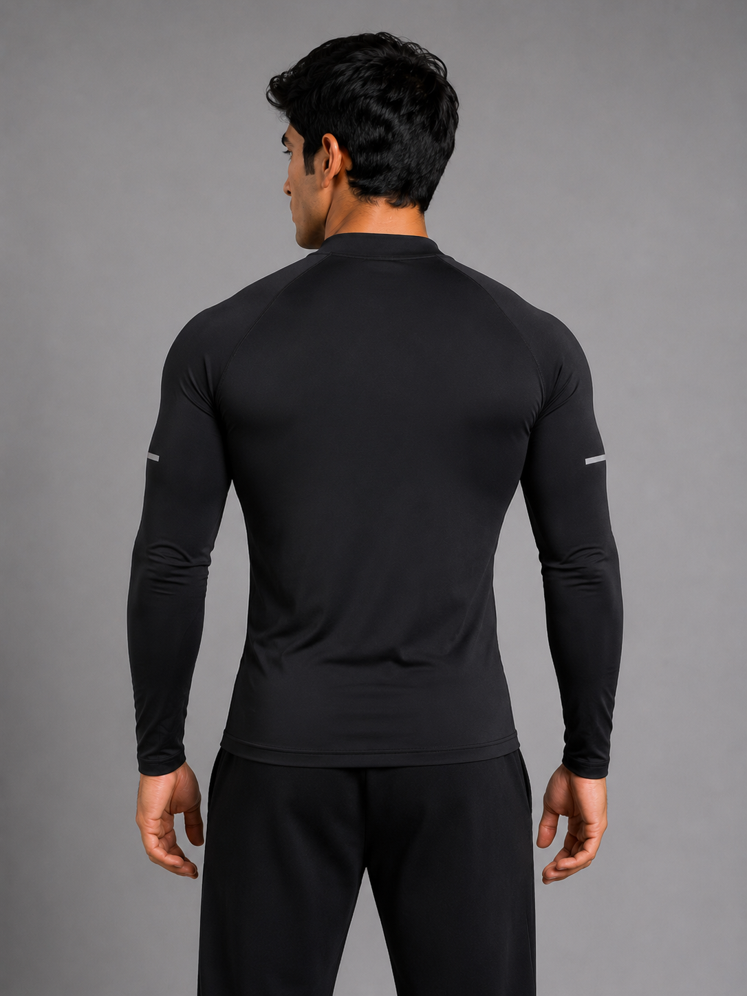 Long Sleeve Compression Shirt – Black