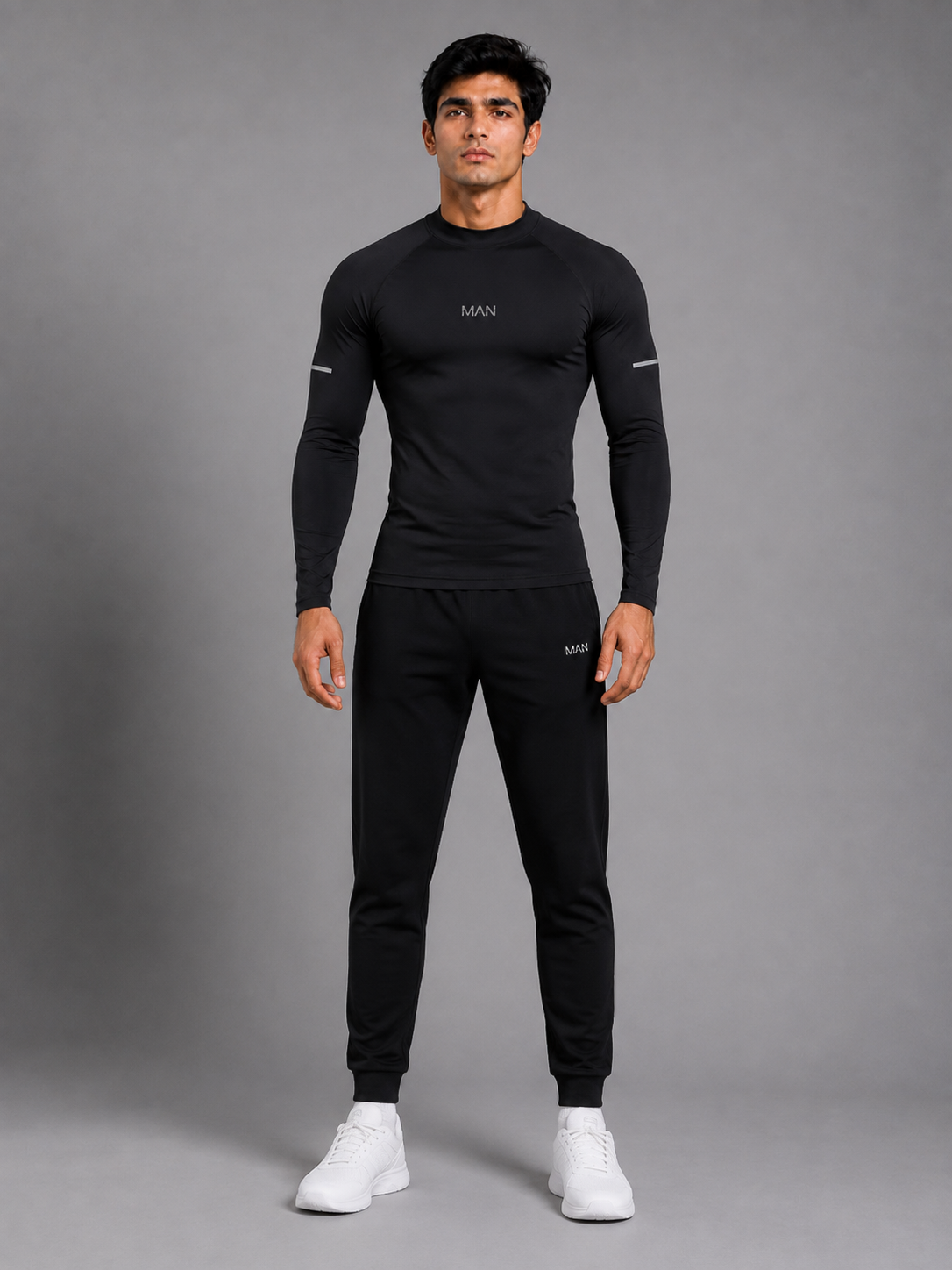 Phantom Compression Top – Black
