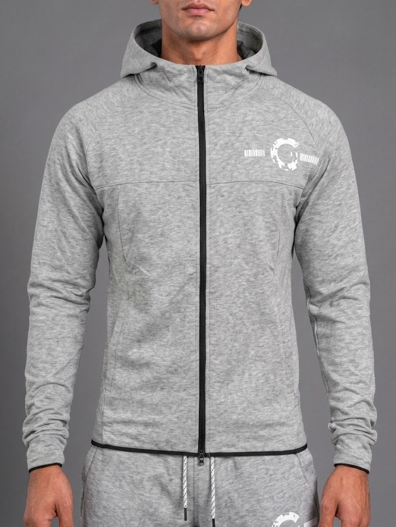 Essential Zip Tracksuit – Grey