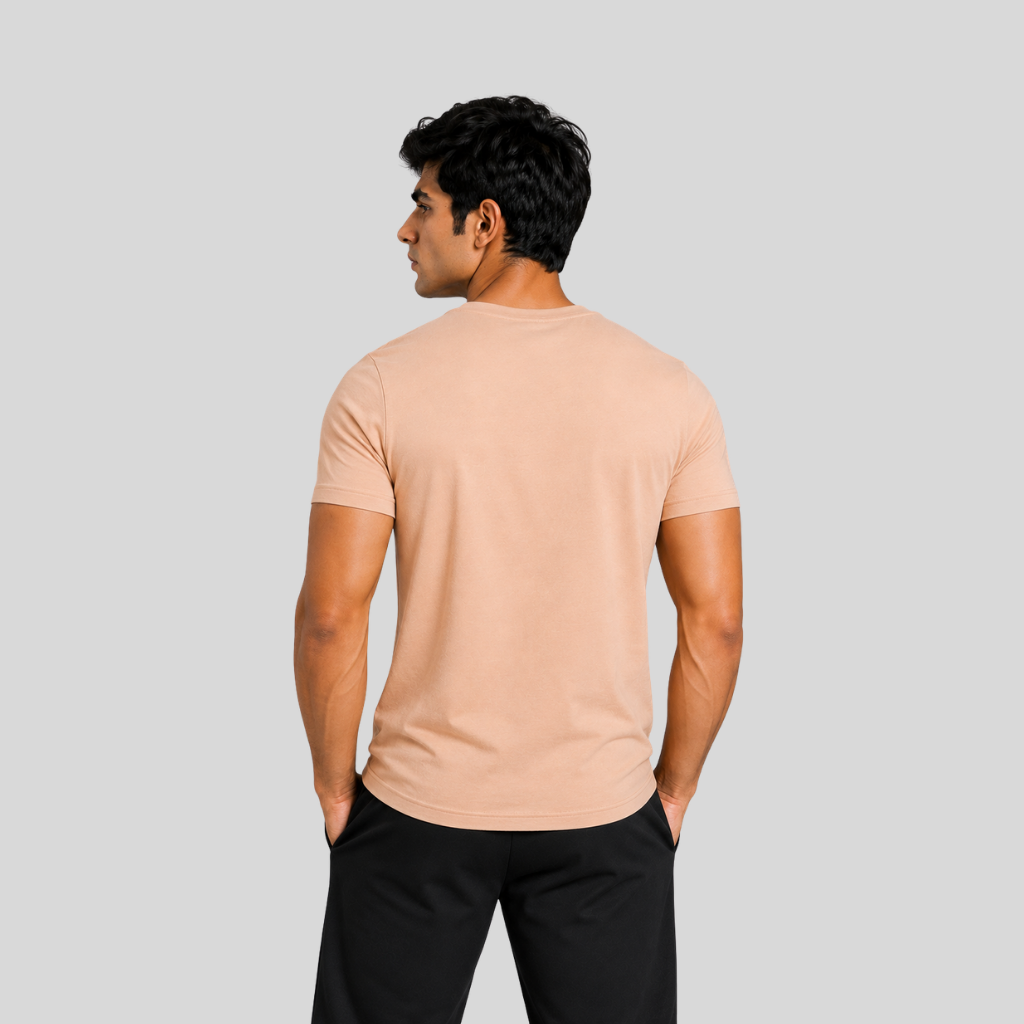 Dune Cotton Tee – Sand