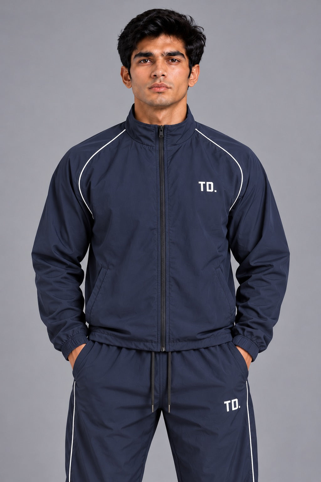 Men's Track Jacket & Jogger Set – Blue