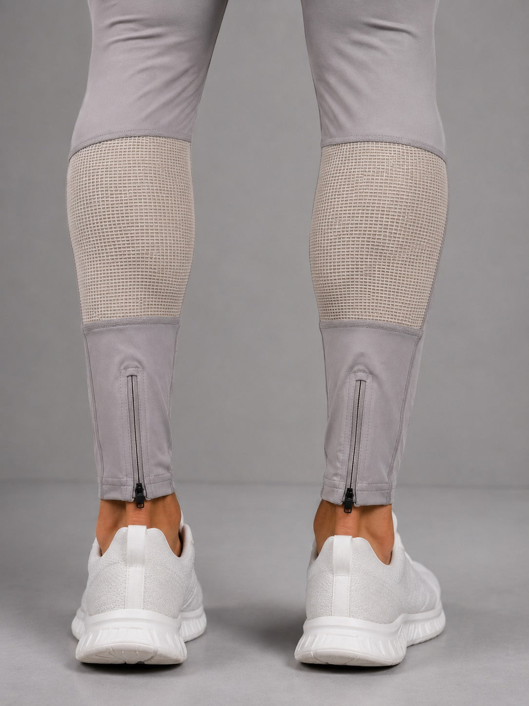 AeroFlex Men’s Performance Leggings – Stone Grey