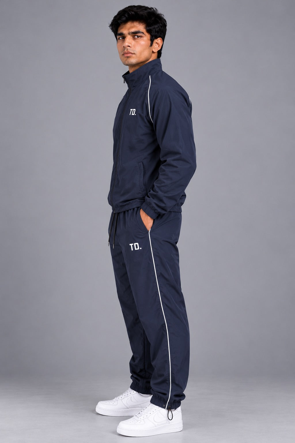 Men's Track Jacket & Jogger Set – Blue