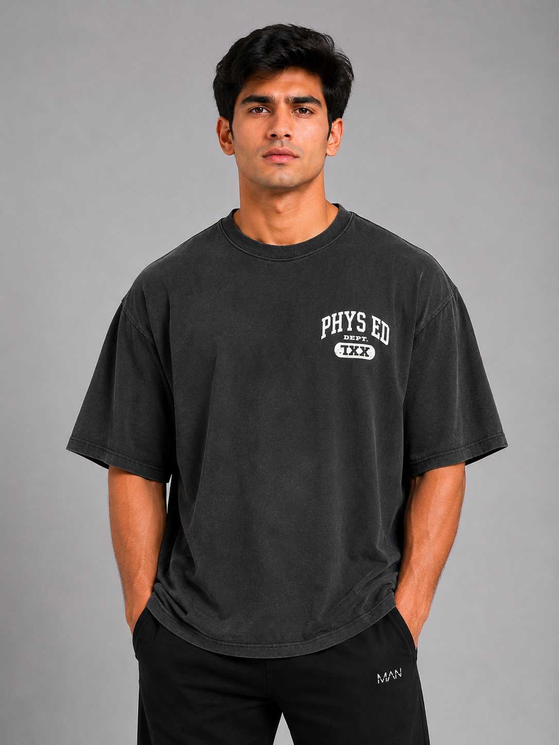 Oversized Essential Tee – Black