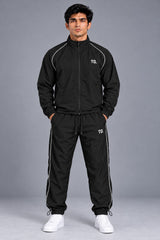 Men's Track Jacket & Jogger Set – Black