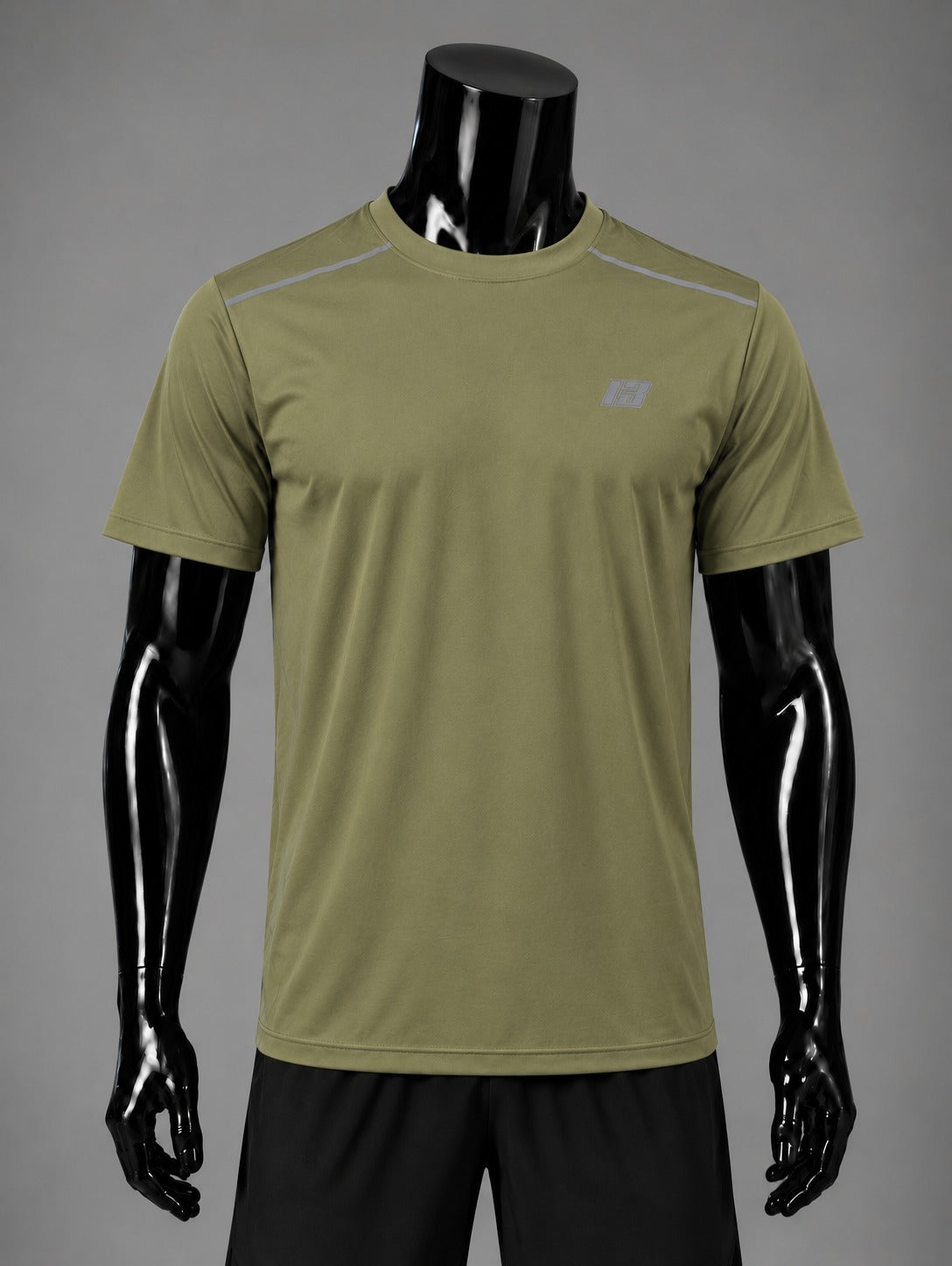 Active Performance Tee – Olive-Green