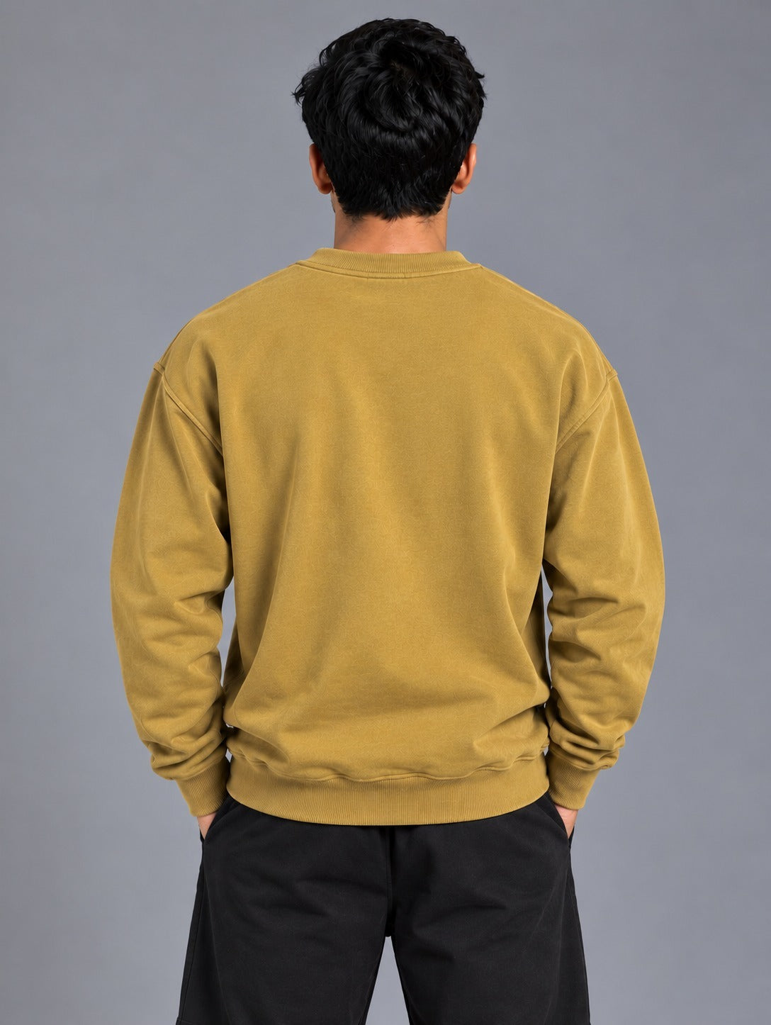 Essential Graphic Sweatshirt – Mustard Yellow