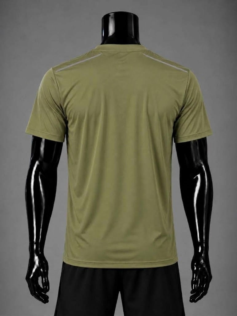 Active Performance Tee – Olive-Green