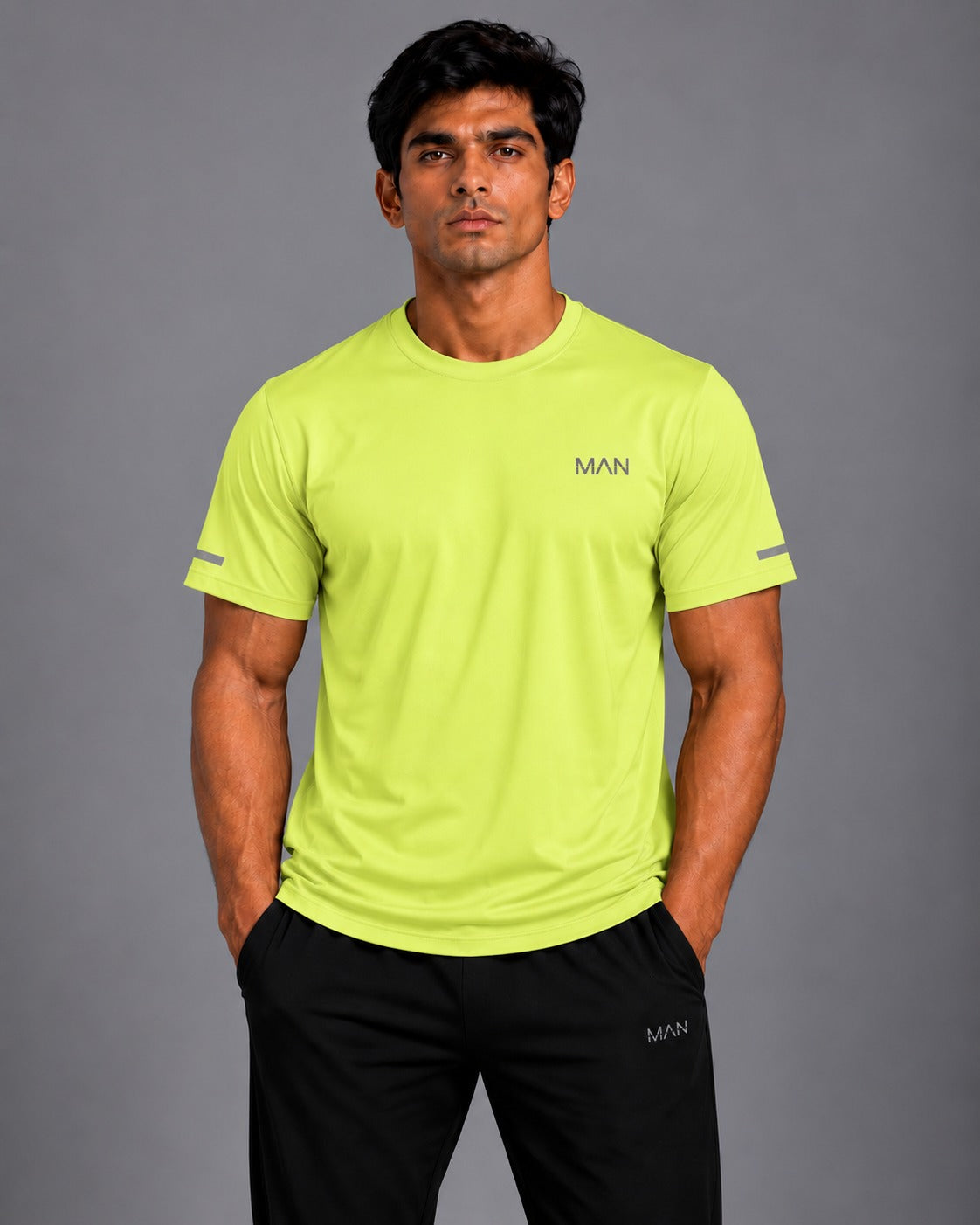 Active Performance Tee – Lime Yellow