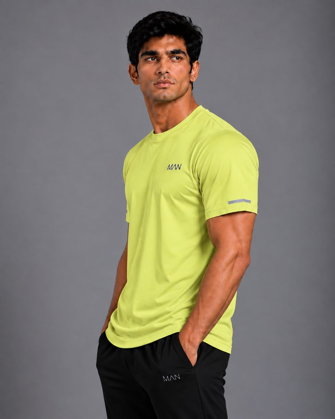Active Performance Tee – Lime Yellow