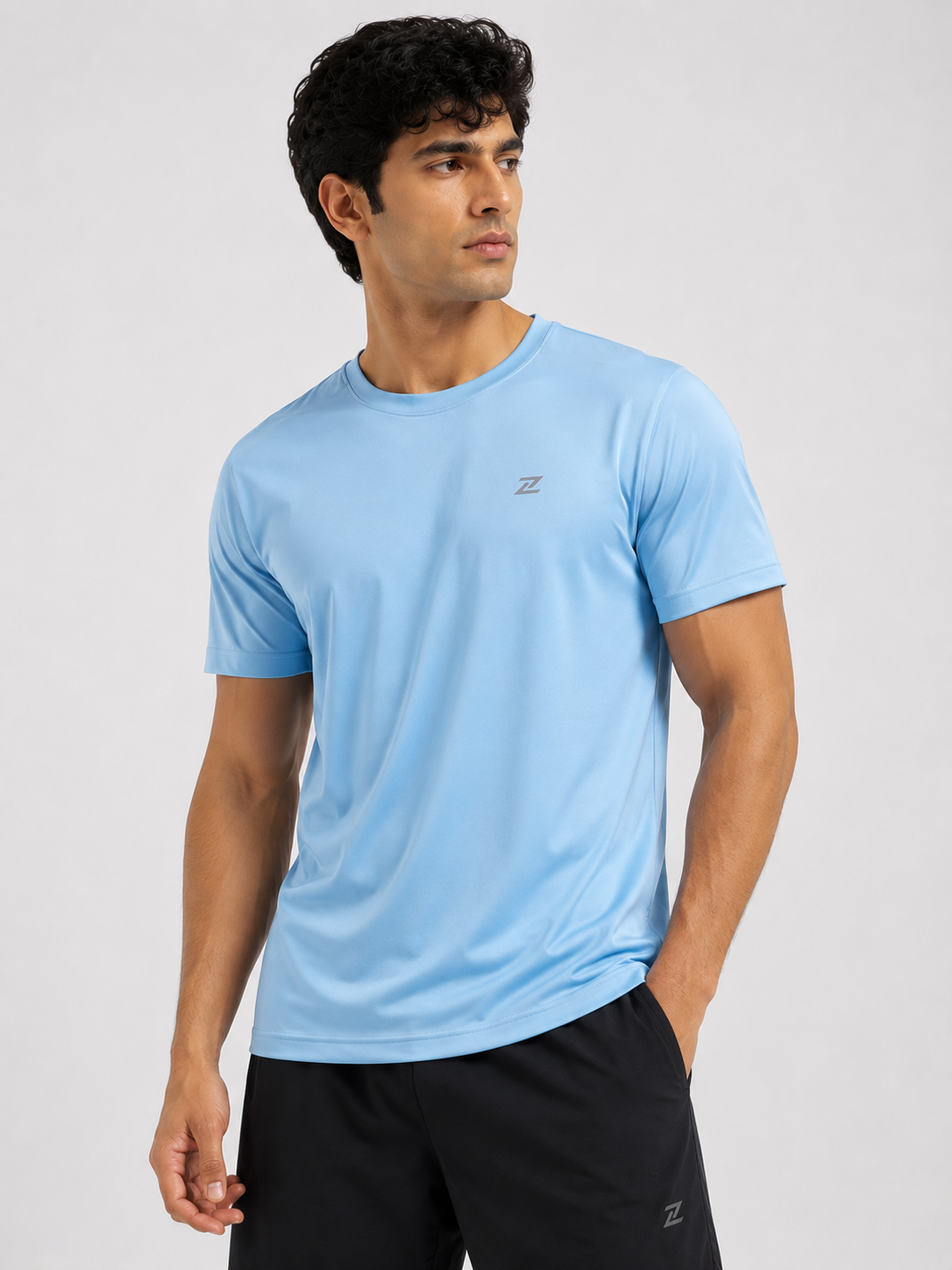Essential Active Tee - Sky Blue