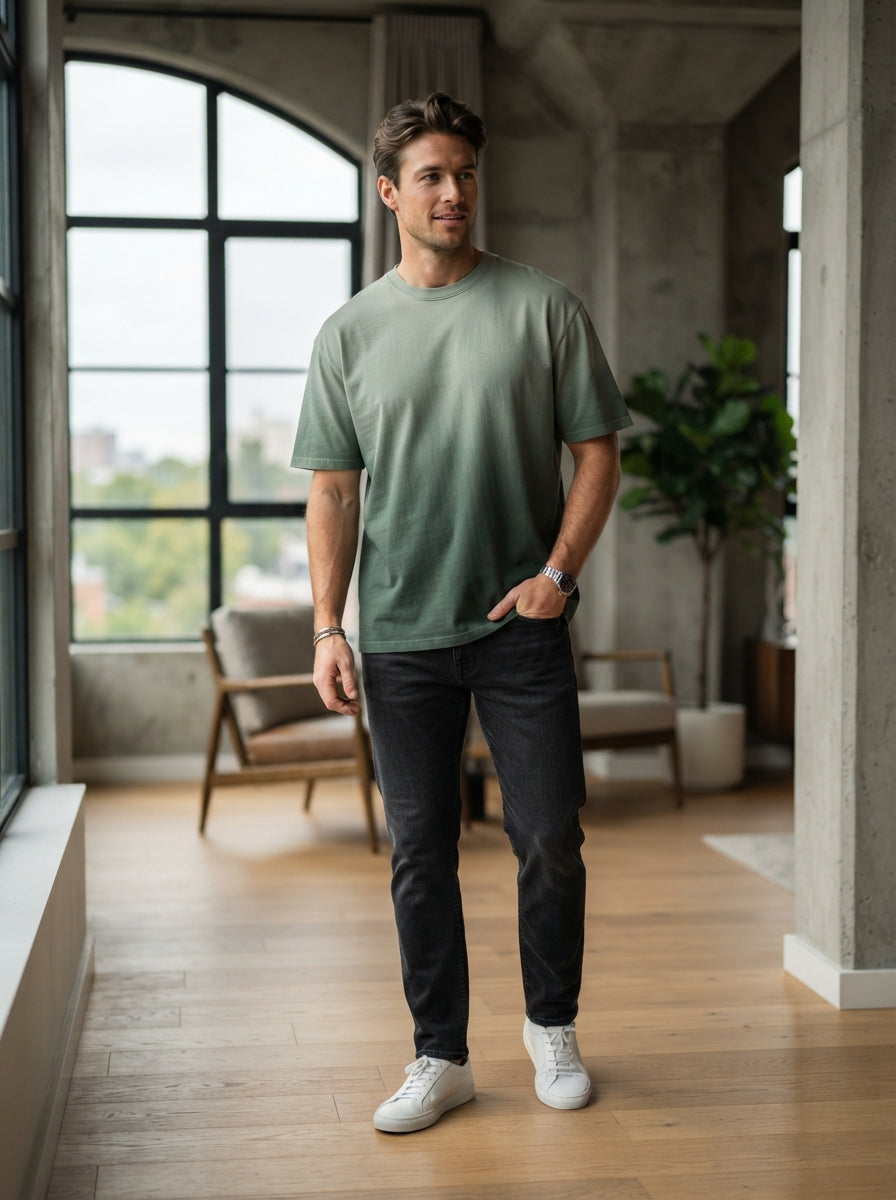 Washed T- Shirts Gradient Collection