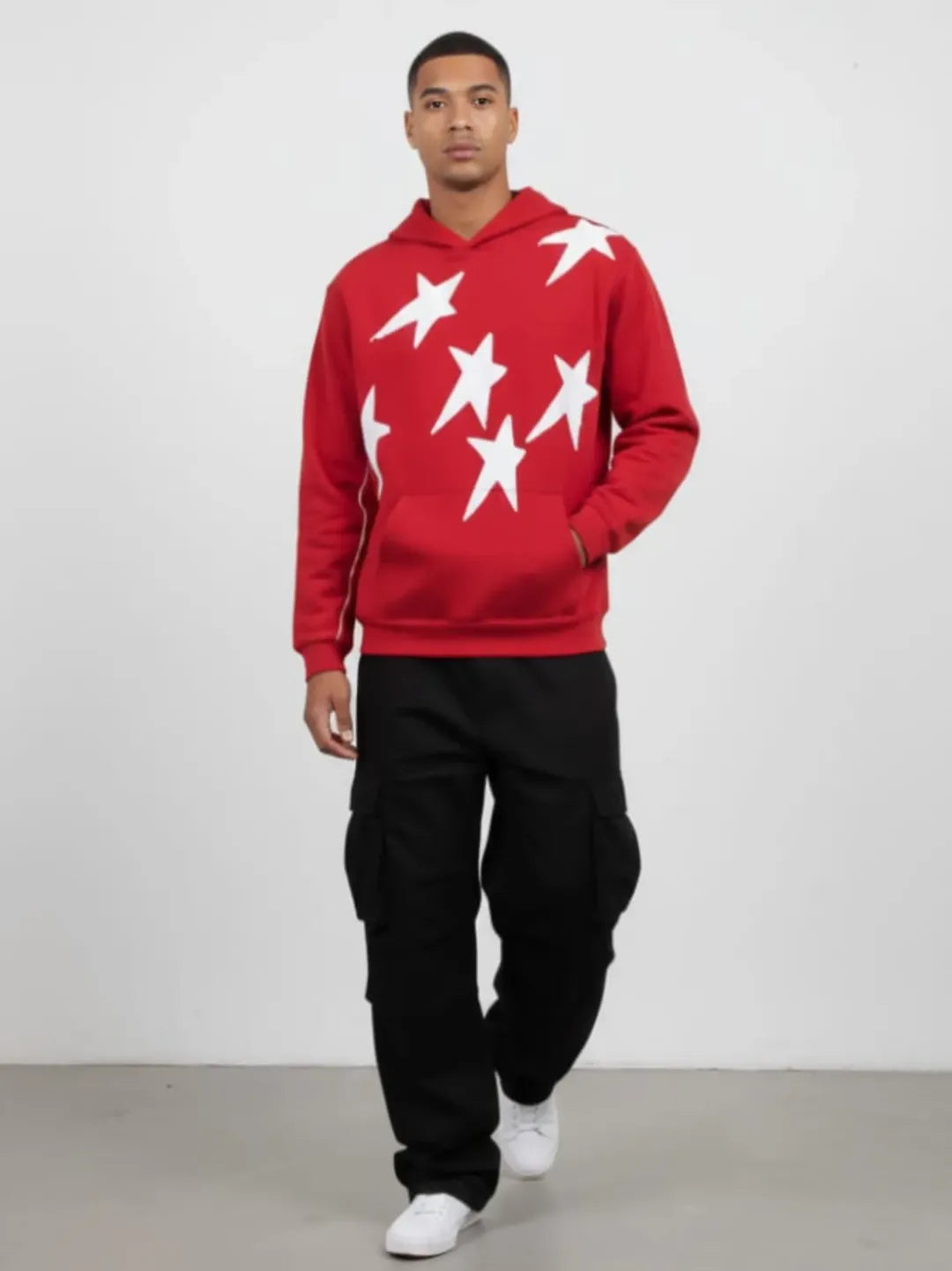 Shooting Star Hoodie Red