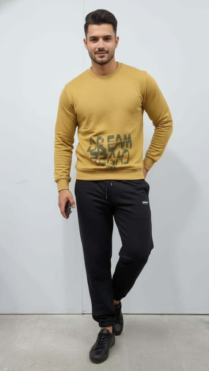 Relax fit hollow-Balck