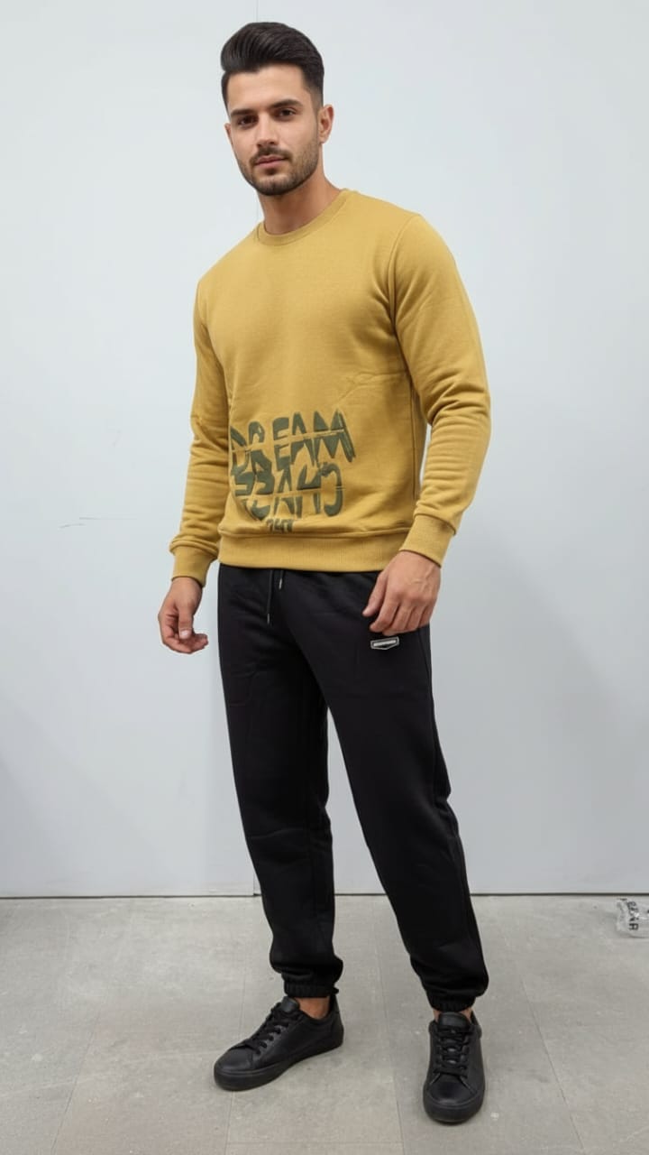 Relax fit hollow-Balck