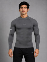 Active Compression Top – Charcoal Gray